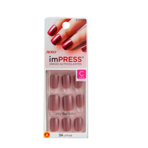 UNHA POSTIÇA AUTOCOLANTE IMPRESS C- KISS