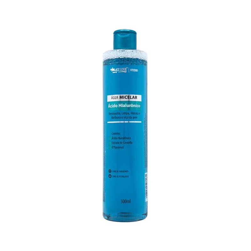 ÁGUA MICELAR ÁCIDO HIALURÔNICO 300ML – MAX LOVE
