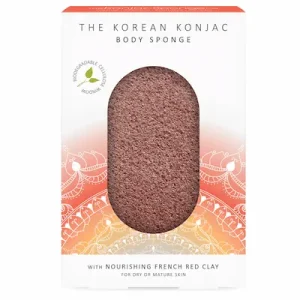 Esponja de Konjac com Argila Vermelha – Mandala | Corpo