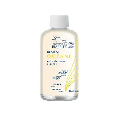 Monoï – Óleo de rosto, corpo e cabelo – Coco Bio | Océane