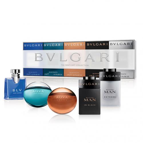 Bulgari Mini Set ( Bulgari EauToilette 5ml+ Aqua Atlantic ET 5ml+ Wood Essence EP 5ml+ Man In Black EP 5ml+ Blv ET 5ml)