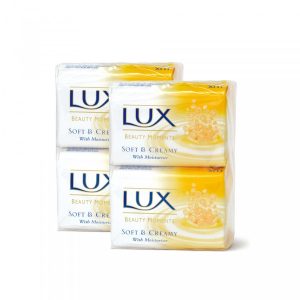 Lux Sabonete Soft Cream 125g C/4 unidades