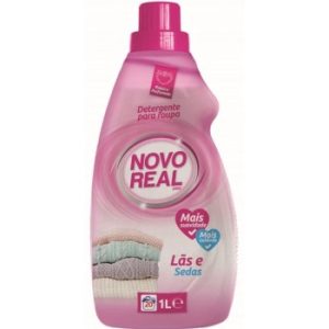 Novo Real Detergente Liquido Lãs e Sedas 1Lt